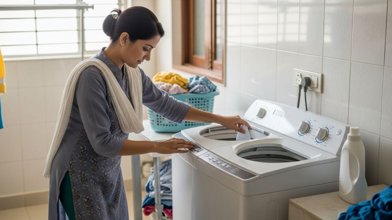 આ પ્રકારની મશીન સામાન્ય રીતે ઓછા ખર્ચમાં ઉપલબ્ધ હોય છે અને પાણીના ઉપયોગ પર વધુ નિયંત્રણ આપે છે. (Image Credit Source: AI)
