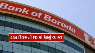 Bank of Baroda માં 444 દિવસની FDમાં 2,00,000 નું રોકાણ કરો તો કેટલું વ્યાજ મળે? જાણો આખી ગણતરી