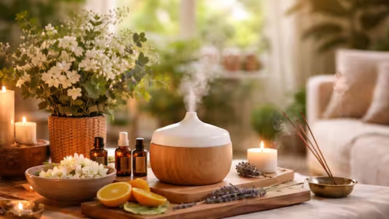 વાસ્તુ શાસ્ત્ર અનુસાર તમારા ઘરમાં સકારાત્મકતા માટે યોગ્ય અરોમા ઓઈલનો ઉપયોગ સ્થિર ઉર્જાને દૂર કરવામાં અને સુમેળને પ્રોત્સાહન આપવામાં મદદ કરી શકે છે.