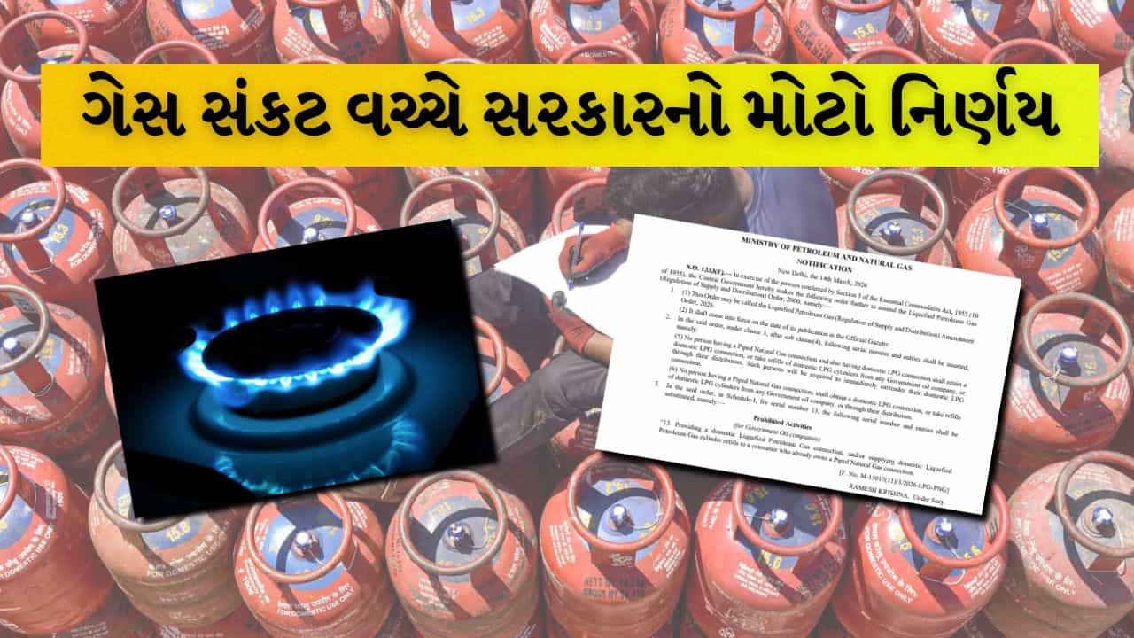 Gas Crisis Breaking News : PNG વપરાશકર્તાઓને LPG નહીં મળે... ગેસ સંકટ વચ્ચે સરકારનો મોટો નિર્ણય
