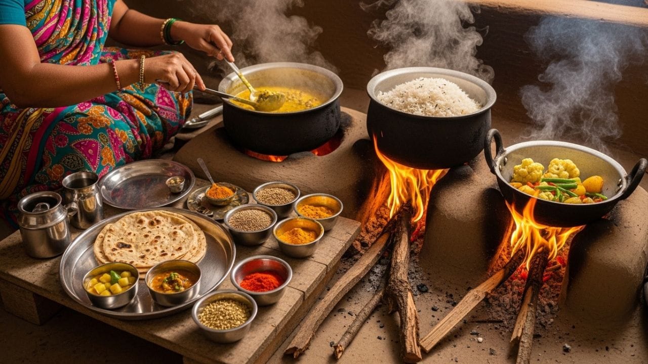 પરંતુ થોડા દાયકાઓ પહેલા પરિસ્થિતિ બિલકુલ અલગ હતી. તે સમયમાં લોકો રસોઈ માટે મુખ્યત્વે લાકડા, કોલસો અથવા કેરોસિન સ્ટોવ પર નિર્ભર રહેતા હતા. (Image Credit Source: AI)