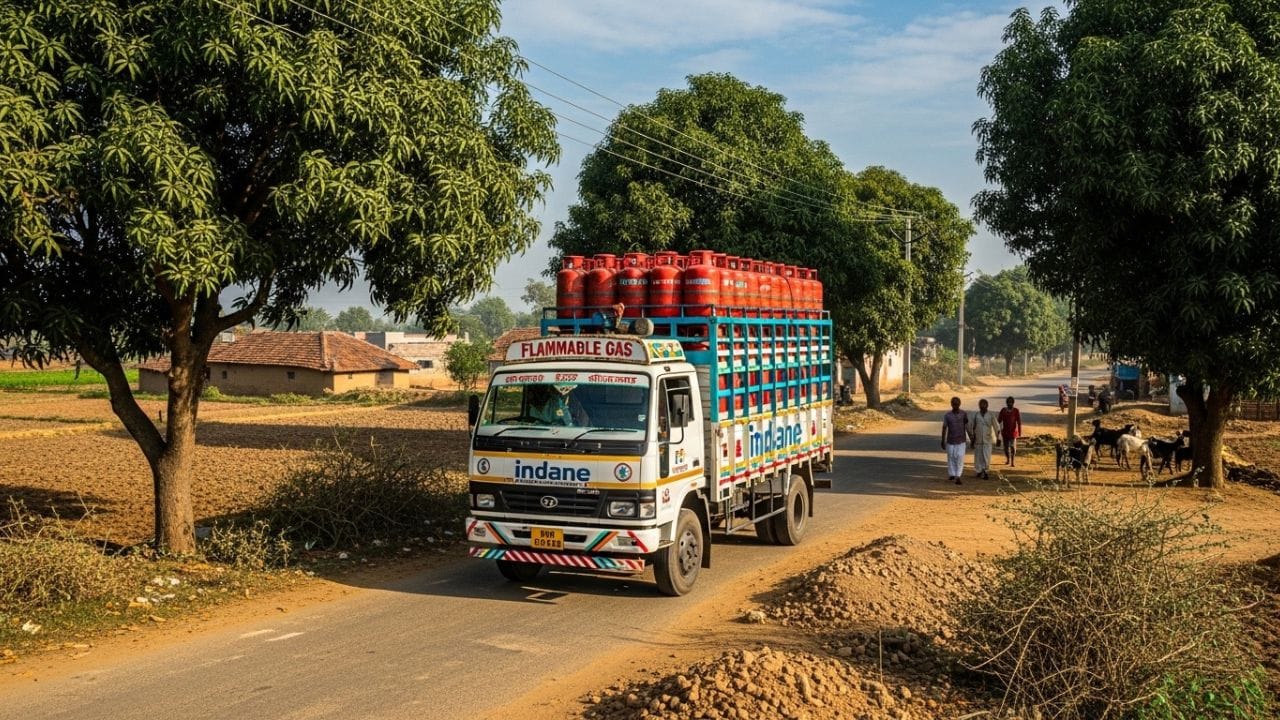 સમય જતા સરકાર અને સરકારી તેલ કંપનીઓએ દેશભરમાં LPG નેટવર્કનો વિસ્તાર કર્યો. શહેરોમાં તેની માંગ વધવા લાગી અને પછી ગામડાઓ સુધી પણ ગેસ પહોંચાડવાના પ્રયાસો શરૂ થયા. (Image Credit Source: AI )