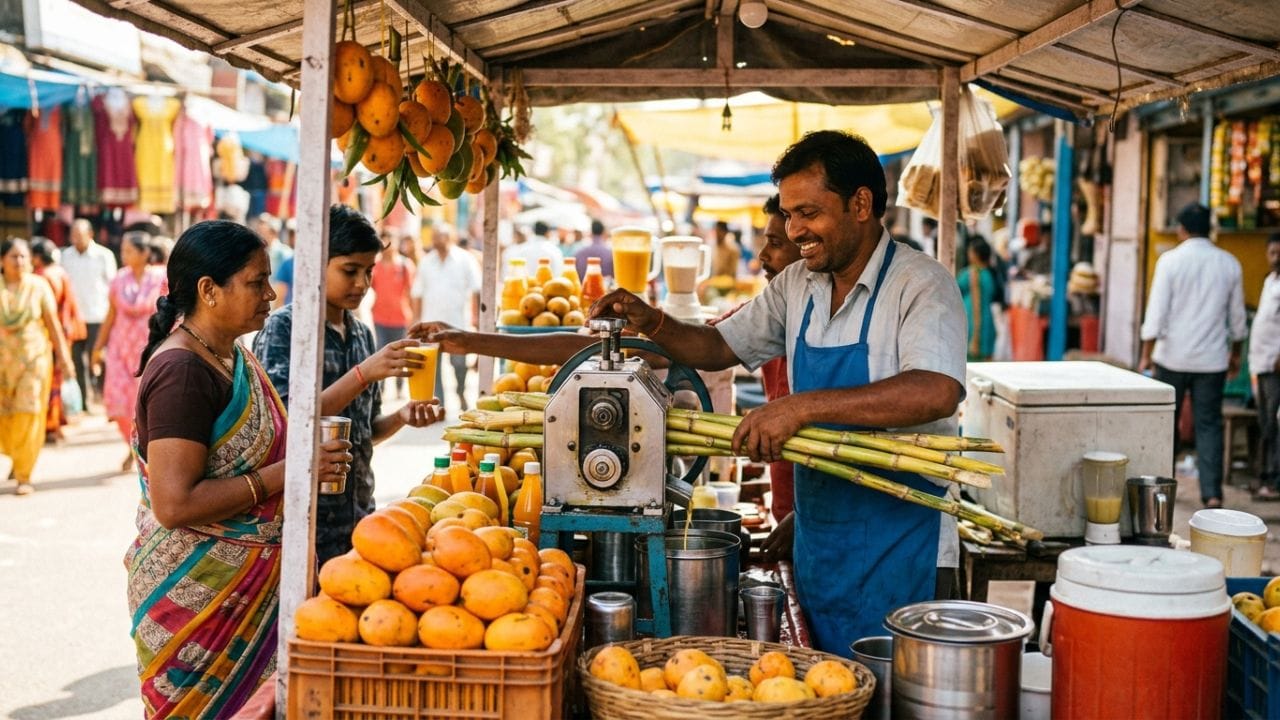 ગુજરાતની ગરમીમાં જ્યારે પારો 40 ડિગ્રીને પાર કરે છે, ત્યારે લોકોની પહેલી પસંદ ઠંડો અને તાજો શેરડીનો તેમજ કેરીનો રસ હોય છે. જો તમે ઓછા રોકાણમાં અને ટૂંકા સમયમાં સારો નફો આપતો બિઝનેસ શોધી રહ્યા છો, તો 'કેરીના રસ' અને 'શેરડીના રસ'નું કોમ્બિનેશન શ્રેષ્ઠ સાબિત થઈ શકે છે. એવામાં ચાલો, આ બિઝનેસની શરૂઆતથી લઈને કમાણી સુધીની તમામ 'A to Z' વિગતો સમજીએ.