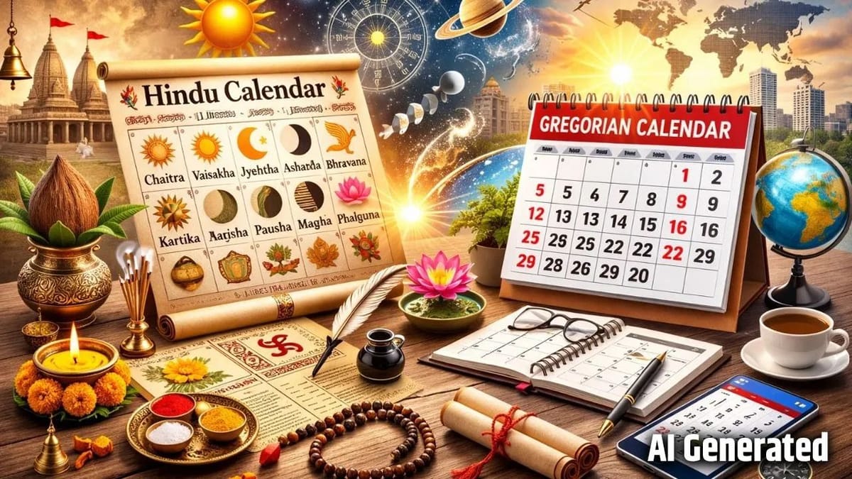 Hindu vs Gregorian Calendar : જાણો હિન્દુ કેલેન્ડર અને ગ્રેગોરિયન કેલેન્ડર વચ્ચે શું તફાવત છે?