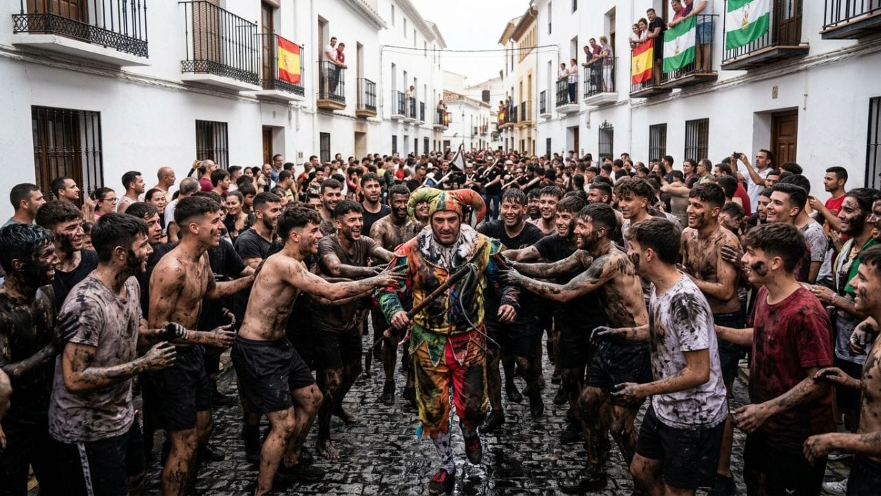 કાસ્કામોરાસ (સ્પેન - Cascamorras): 1490થી ઉજવાતા આ તહેવારમાં સ્પેનના ગ્વાડિક્સ અને બાઝા શહેરોના લોકો એકબીજા પર રંગ, પાવડર અને પેઇન્ટ લગાવે છે, જે આબેહૂબ ભારતની હોળીની યાદ અપાવે છે.