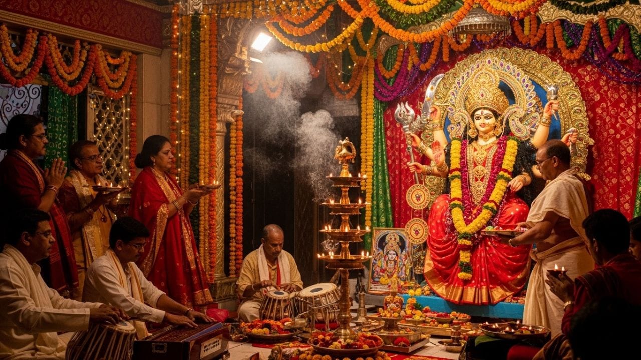 આ નવ દિવસોમાં ભક્તો ઉપવાસ રાખીને અને પૂજા-અર્ચના કરીને માતા દુર્ગાની ભક્તિ કરે છે. વૈદિક જ્યોતિષ મુજબ, કેટલીક રાશિઓ પર દેવી દુર્ગાની ખાસ કૃપા રહેતી હોવાનું માનવામાં આવે છે. એવી માન્યતા છે કે આ રાશિના લોકો માતાના આશીર્વાદથી મુશ્કેલ પરિસ્થિતિઓનો પણ સહેલાઈથી સામનો કરી શકે છે. ચાલો હવે જાણીએ કે દેવી દુર્ગાને કઈ રાશિઓ વધુ પ્રિય માનવામાં આવે છે. ( Credits: AI Generated )