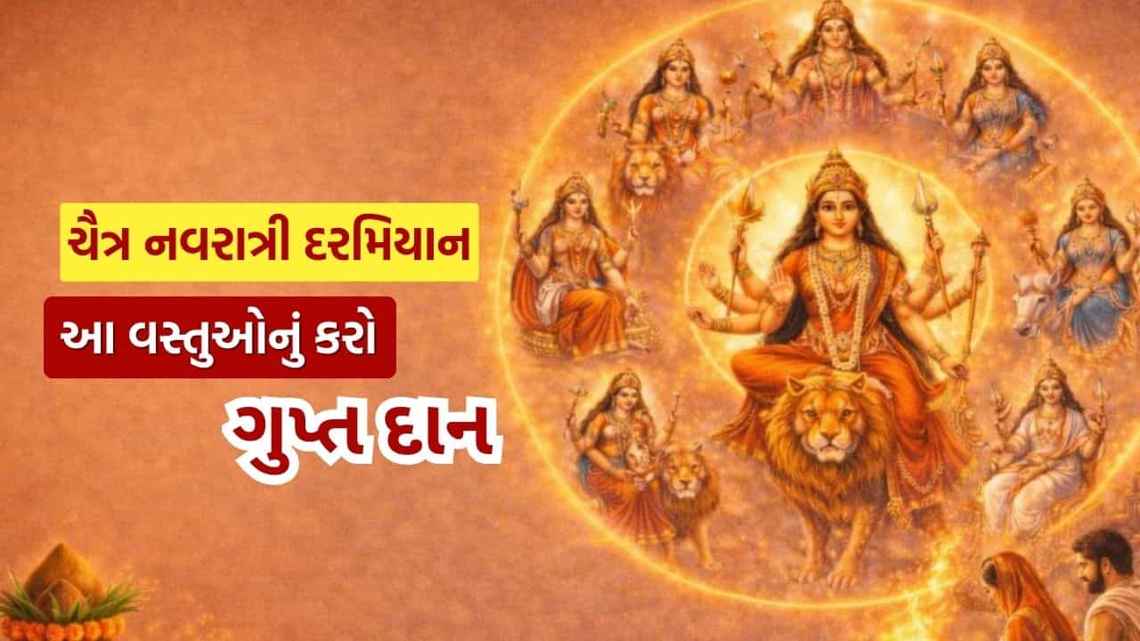 Chaitra Navratri 2026 : ચૈત્ર નવરાત્રી દરમિયાન ગુપ્ત રીતે આ વસ્તુઓનું કરો દાન, દેવી દુર્ગાના મળશે આશીર્વાદ !