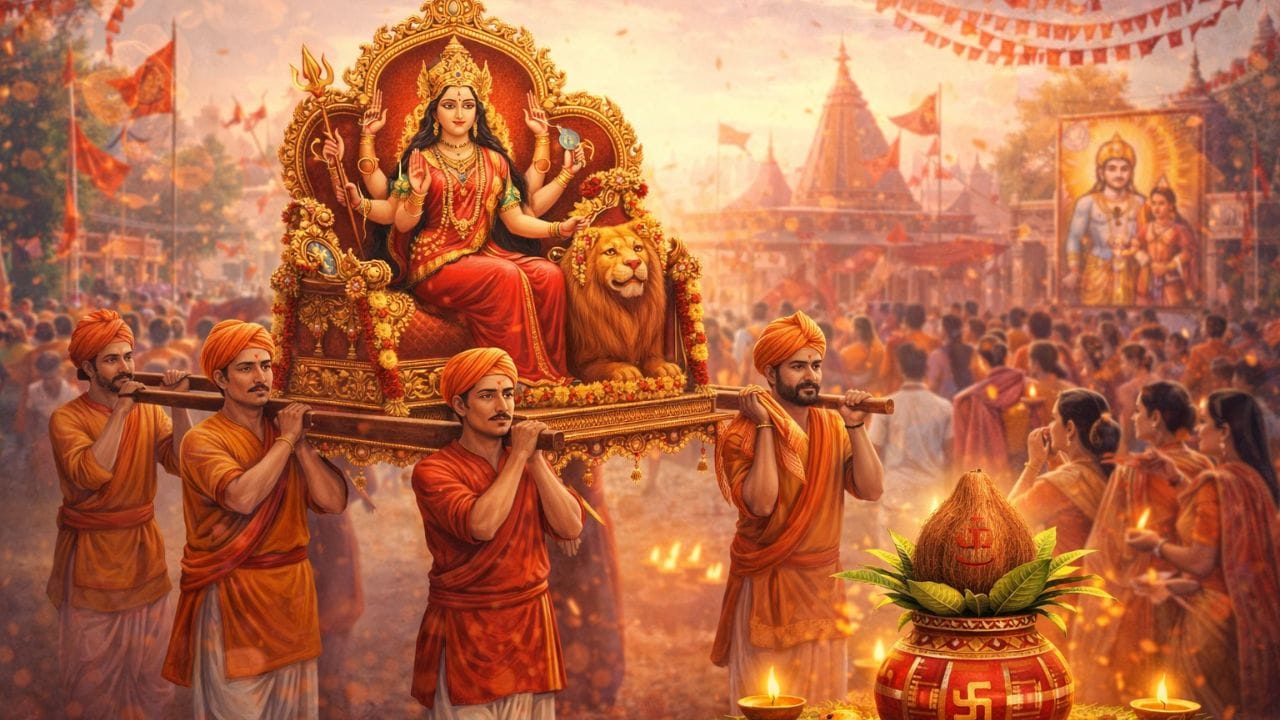 ચૈત્ર નવરાત્રી પહેલા સૂર્ય - 'રાજયોગ' (શાહી સંઘ) અને 'ધન યોગ' (સંપત્તિ સંઘ) બંનેનું સંચાલન કરતો અવકાશી પદાર્થ - આ મહિનાની 15મી તારીખે રાશિઓ બદલશે. લગભગ 1:08 વાગ્યે, સૂર્ય દેવ કુંભ રાશિમાંથી નીકળીને મીનમાં ગોચર કરશે. હાલમાં, શુક્ર પણ મીનમાં સ્થિત છે. પરિણામે, સૂર્ય હવે 14 એપ્રિલ, 2026 સુધી આ રાશિમાં રહેવાનું છે. રાશિઓમાં આ પરિવર્તનને કારણે, ચોક્કસ રાશિના જાતકોને નવરાત્રી પહેલા જ મહાન ભાગ્યનો પ્રહાર થવાની સંભાવના છે. સારમાં, તેમની સંપત્તિમાં વધારો થવાની સાથે, તેઓ લોટરી જીતવા જેવા અણધાર્યા લાભનો અનુભવ કરવા માટે તૈયાર છે. (ફોટો ક્રેડિટ-AI)