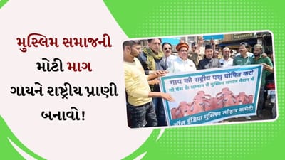 Breaking news: ગાય માટે મુસ્લિમ સમુદાય મેદાનમા, ઈસ્લામને લઈને ગાય માટે કહ્યું આવુ....., જાણો