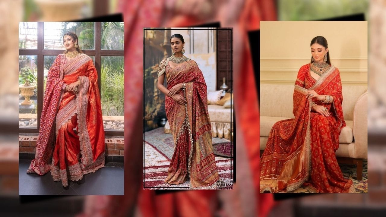 લાંબા સમય સુધી એક જ રીતે ફોલ્ડ રાખવાથી કપડામાં લાઈનો પડી શકે છે. તેથી સમયાંતરે સાડીની ફોલ્ડિંગ બદલવી જોઈએ. આથી સાડીનું ફેબ્રિક મજબૂત રહે છે અને તેની આકારશોભા જળવાઈ રહે છે. (Image Credit Source: Social Media)
