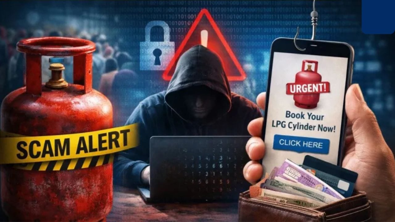 મધ્ય પૂર્વમાં ચાલી રહેલા તણાવની અસર હવે ભારતમાં પણ દેખાવા લાગી છે. ઘણા શહેરોમાં કોમર્શિયલ LPG સિલિન્ડરનો પુરવઠો ખોરવાઈ જવાથી, રેસ્ટોરન્ટ અને હોટેલ માલિકો મોટી મુશ્કેલીઓનો સામનો કરી રહ્યા છે. આ દરમિયાન, ઘણી જગ્યાએ ઘરેલુ ગેસ સિલિન્ડર માટે લાંબી કતારો પણ લાગી છે. આ પરિસ્થિતિનો લાભ ઉઠાવીને, સાયબર છેતરપિંડી કરનારાઓ સક્રિય થઈ ગયા છે. જનતાને ચેતવણી જાહેર કરીને, પોલીસે લોકોને ગેસ સિલિન્ડર બુકિંગના બહાને મળતા છેતરપિંડીભર્યા કોલ, મેસેજ અથવા લિંક્સ સામે સતર્ક રહેવાની સલાહ આપી છે. (ફોટો ક્રેડિટ-સોશિયલ મીડિયા)