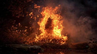 આજે હોળીનો શુભ દિવસ છે ત્યારે આજે સાંજે હોલિકા દહન કરવામા આવશે. હોલિકા દહન ફક્ત એક ધાર્મિક વિધિ નથી પરંતુ શ્રદ્ધા અને પરંપરાનું પ્રતીક છે. ફાગણ પૂર્ણિમાની રાત્રે, લોકો અનિષ્ટ પર સારાના વિજયની ઉજવણી કરવા માટે લાકડા બાળે છે. (ફોટો ક્રેડિટ - AI જનરેટેડ)