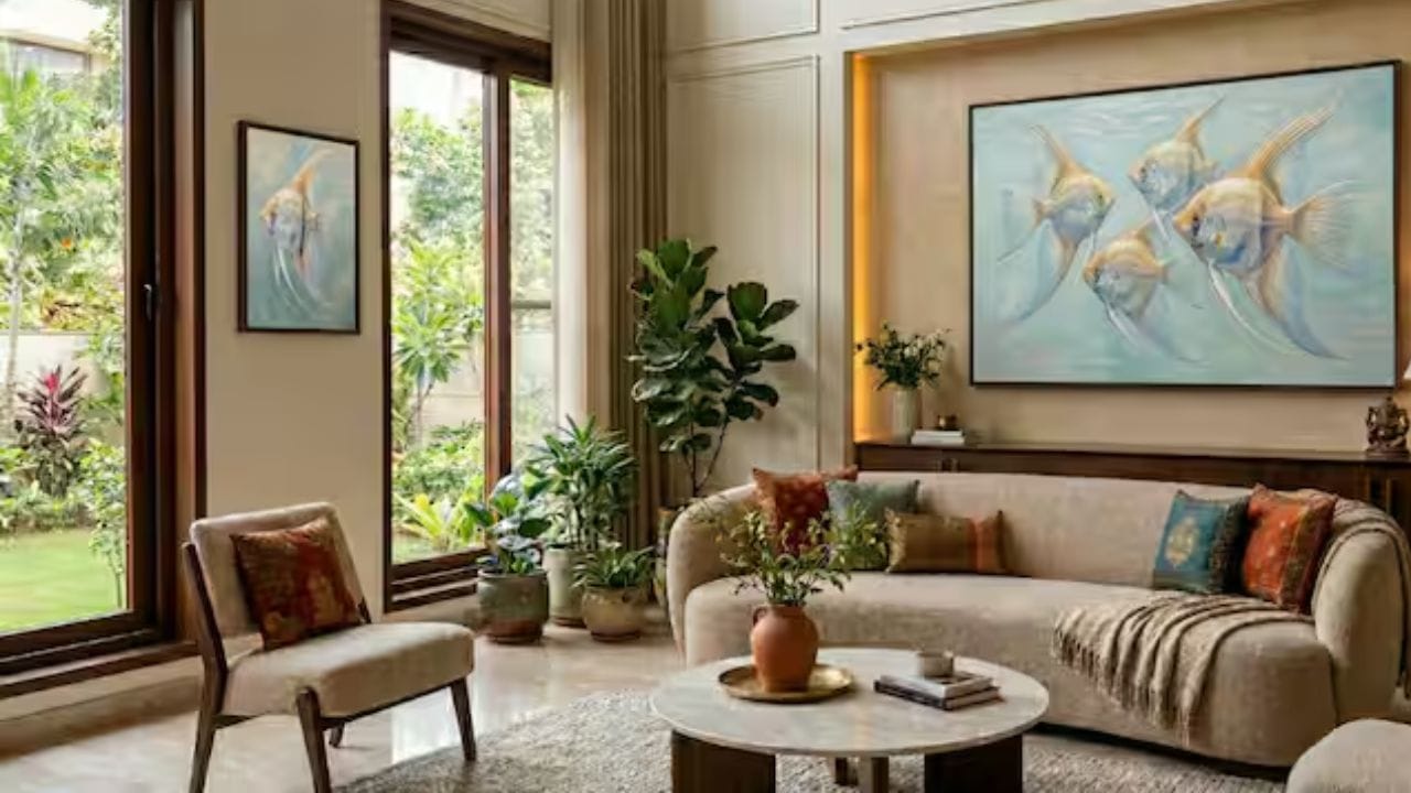 સમુદ્રનું પાણી જીવનમાં વિશાળતા અને પ્રગતિનું પ્રતિનિધિત્વ કરે છે. તમારા ઘરની દિવાલો પર સમુદ્રમાં તરતી માછલીઓના ચિત્રો મૂકવાથી જીવનમાં સકારાત્મક પરિવર્તન આવી શકે છે અને ઘરનું ભારેપણું ઓછું થઈ શકે છે.
