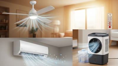 ગરમીઓ શરૂ થતાં જ ઘરોમાં અને ઓફિસોમાં કૂલરોની માંગમાં નોંધપાત્ર વધારો થાય છે. લોકો પોતાના કૂલર માટે યોગ્ય કૂલિંગ પેડ (Cooling Pads) પસંદ કરવા પર ધ્યાન કેન્દ્રિત કરે છે. (Image Credit Source: AI) 
