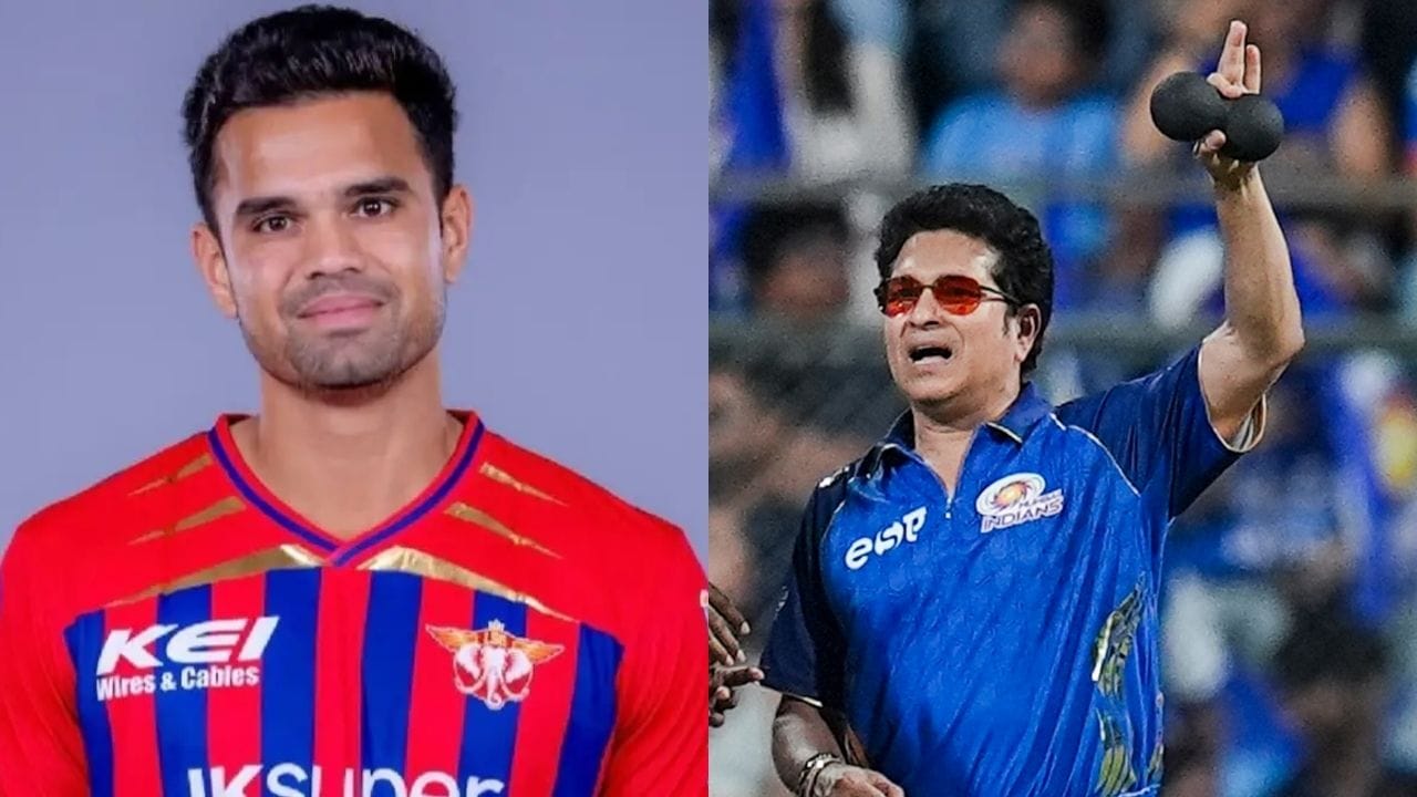 આ ખાસ ક્ષણમાં વાત થઈ રહી છે Sachin Tendulkar અને તેમના પુત્ર Arjun Tendulkarની. ગયા સીઝન સુધી બંને Mumbai Indians સાથે જોડાયેલા હતા, પરંતુ IPL 2026માં પરિસ્થિતિ બદલાઈ ગઈ છે. અર્જુન હવે Lucknow Super Giantsનો ભાગ છે, જ્યારે સચિન મુંબઈ ઇન્ડિયન્સ સાથે મેન્ટર તરીકે જોડાયેલા છે.