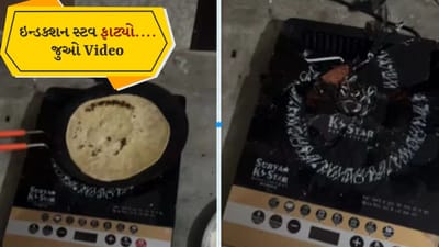 Induction Cooktop: રોટલી કરી રહી હતી મહિલા, એક ભૂલથી ઇન્ડક્શન સ્ટવ ફાટ્યો, જુઓ Video