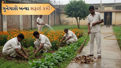 Breaking news: જામનગરમાં પોલીસની અનોખી પહેલ, ગુનેગારોને નિર્લિપ્ત રાયે આપી ચેતવણી, હવે કરે છે સફાઈ કામ Breaking news: જામનગરમાં પોલીસની અનોખી પહેલ, ગુનેગારોને નિર્લિપ્ત રાયે આપી ચેતવણી, હવે કરે છે સફાઈ કામ