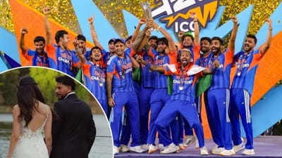  એક બાજુ ભારતીય ક્રિકેટ ટીમ ટી20 વર્લ્ડકપની જીત બાદ જશ્નમાં ડુબી છે. આ વચ્ચે એક ગુડ ન્યુઝ સામે આવ્યા છે. ટીમ ઈન્ડિયાનો એક ખેલાડી લગ્નના બંધનમાં બંધાશે. આ ખેલાડીના લગ્નની તારીખ પણ સામે આવી ગઈ છે.