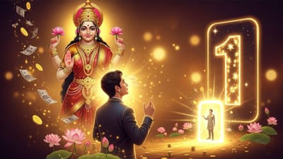 અંકશાસ્ત્રમાં 1 નંબર (1, 10, 19 અને 28 તારીખે જન્મેલા લોકો) ધનલક્ષ્મી સાથે સંકળાયેલો છે. આવા લોકો સમૃદ્ધિ અને સારા ભાગ્યનું પ્રતિક માનવામાં આવે છે. આવા લોકોમાં આત્મવિશ્વાસ અને સકારાત્મકતા વધુ હોય છે. તેઓ જો પોતાના લક્ષ્યો તરફ એકાગ્રતા સાથે આગળ વધે, તો જીવનમાં તેમને પૈસા અને નવી તકો સ્વાભાવિક રીતે મળતી રહે છે. ( Credits: AI Generated )