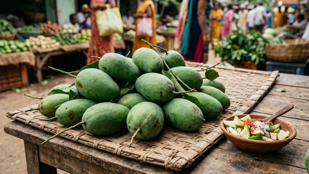 જો તમને પેટને લગતી સમસ્યાઓ હોય, તો કાચી કેરી તમારા માટે ઘણી ફાયદાકારક સાબિત થઈ શકે છે. તેમાં રહેલા ફાઈબર પાચન ક્રિયાને સુધારે છે, જેનાથી કબજિયાત અને ગેસ જેવી સમસ્યાઓમાં રાહત મળે છે. તે પિત્તના સ્ત્રાવને વધારે છે, જેનાથી ખોરાક સરળતાથી પચે છે.