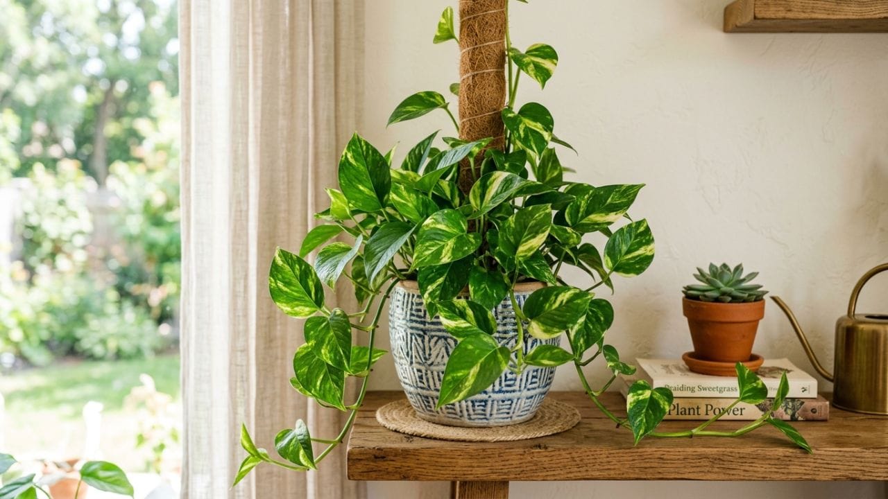 મળતી માહિતી મુજબ, આ છોડને નામ તેના પાંદડાઓને કારણે મળ્યું છે. મની પ્લાન્ટના પાંદડા ગોળ, જાડા અને ચપટા આકાર (Flat shapes) ના હોય છે, જે કલ્પનાશીલ રીતે જોતા સિક્કા જેવા દેખાય છે. બસ આ કારણે તેને 'Money Plant' કહેવામાં આવે છે. 