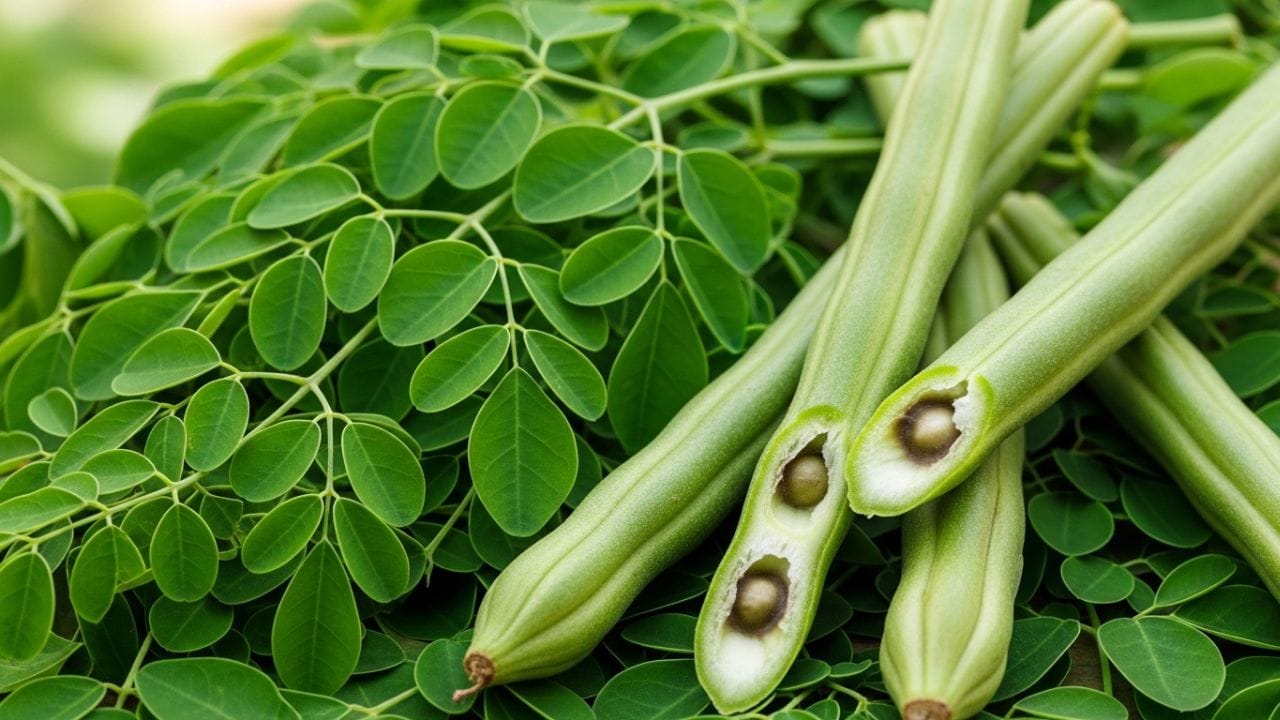 મોરિંગા લેવાથી કેટલાક લોકોને વધુ ઉર્જા અનુભવાય છે. તેમાં રહેલું આયર્ન થાક અને કમજોરી ઘટાડવામાં મદદરૂપ બની શકે છે. તે ચા-કોફી જેમ તરત ઉર્જા આપતું નથી, પરંતુ નિયમિત ઉપયોગથી ધીમે ધીમે ફાયદો કરે છે. સાથે સાથે તેમાં ફાઇબર હોવાથી પાચન સુધરે છે, પેટ સાફ રહે છે અને ગેસની તકલીફ ઘટે છે. ( Credits: AI Generated )