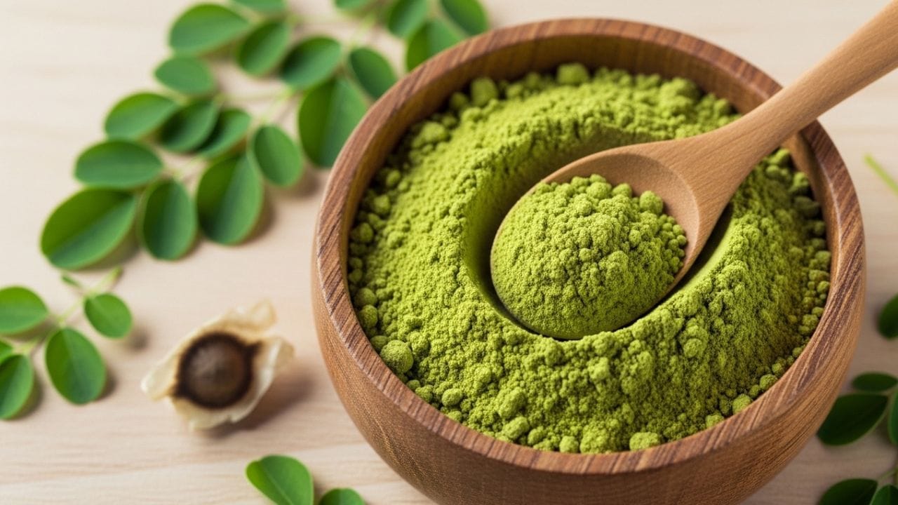 સંતુલિત આહાર સાથે મોરિંગા લેવાથી બ્લડ શુગરનું સ્તર સંતુલિત રાખવામાં મદદ મળી શકે છે. આ ફાયદાઓને કારણે તેનો ઉપયોગ પ્રાચીન સમયથી કરવામાં આવે છે. ( Credits: AI Generated )