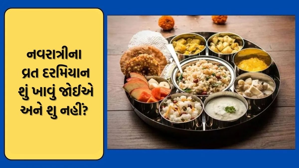 નવરાત્રિ વ્રત દરમ્યાન થતી સામાન્ય ભૂલો! ડાઇટીશિયન પાસેથી જાણો સ્વાસ્થ્ય માટે કઈ વાતનું ધ્યાન રાખવું, શું છે હેલ્દી ઓપ્શન