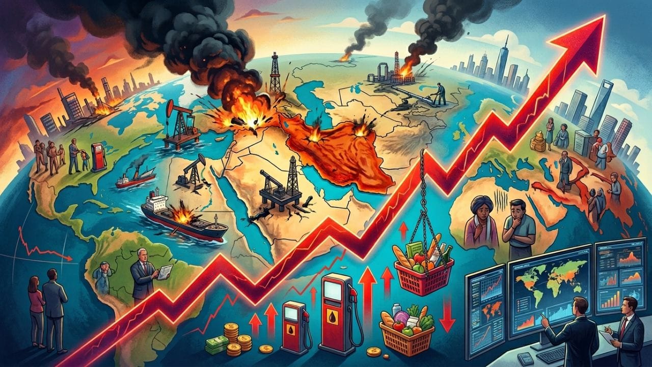 બીજું કે, જ્યારે દુનિયાનું સૌથી મહત્વનું સંસાધન 'તેલ' અચાનક જોખમમાં આવી જાય છે, ત્યારે સ્થિતિ ગંભીર બની જાય છે. ગોલ્ડમેન સેક્સના રિપોર્ટ અનુસાર, અમેરિકા અને ઈઝરાયેલના સંયુક્ત હુમલા બાદ ઈરાન સાથે જે સંઘર્ષ શરૂ થયો, તેણે સમગ્ર વિશ્વના એનર્જી સપ્લાયને હચમચાવી દીધો છે. દરેક વાર્તામાં એક એવો વળાંક હોય છે, જ્યાં બધું જ બદલાઈ જાય છે. આ વાર્તામાં તે વળાંક Strait of Hormuz (હોર્મુઝની સામુદ્રધુની) છે. અહીંથી દુનિયાનું લગભગ 30% તેલ પસાર થાય છે પરંતુ હવે સ્થિતિ એવી છે કે, અહીંથી પસાર થતો ટ્રાફિક લગભગ ઠપ્પ થઈ ગયો છે. તેલના ટેન્કરોની અવરજવર અટકી ગઈ છે, જહાજો જોખમમાં છે અને સમગ્ર વિશ્વની સપ્લાય ચેન ડગમગી ગઈ છે. આ જ કારણ છે કે, આ જંગ હવે માત્ર મિસાઈલોની નથી પરંતુ "એનર્જી કંટ્રોલ" ની જંગ બની ગઈ છે.