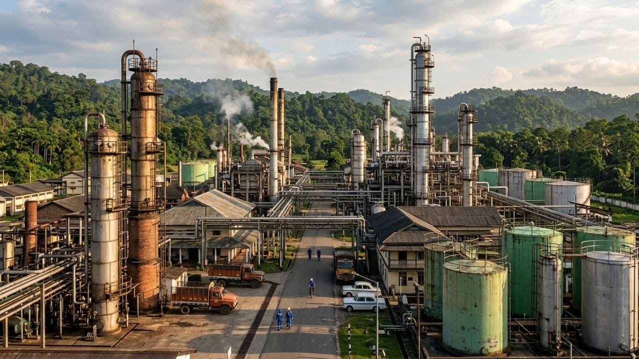 વર્તમાનમાં ભારતમાં કુલ 23 ઓઈલ રિફાઈનરી કાર્યરત છે. આમાંથી 18 જાહેર ક્ષેત્ર (PSU), 3 ખાનગી ક્ષેત્ર (Private) અને 2 સંયુક્ત સાહસ (Joint Venture) તરીકે કાર્ય કરી રહી છે. આસામના તિનસુકિયા જિલ્લામાં આવેલી ડિગબોઈ રિફાઈનરી માત્ર ભારત જ નહીં પરંતુ સમગ્ર એશિયાની પ્રથમ ઓઈલ રિફાઈનરી છે. આની સ્થાપના વર્ષ 1901માં કરવામાં આવી હતી અને તે આજે પણ વિશ્વની સૌથી જૂની ચાલુ રિફાઈનરીઓ પૈકીની એક છે.