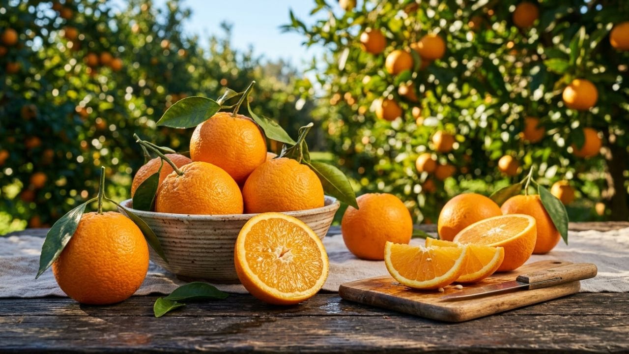 જો સંતરું મીઠું હોય તો સુંઘવાથી તેની મીઠી ગંધ ઓળખી શકાય છે. તાજા અને મીઠા સંતરામાં મીઠી સુગંધ આવે છે, જ્યારે ખાટા સંતરામાં કાં તો કોઈ ખુશ્બુ આવતી નથી અથવા છાલમાંથી હળવી ખાટી અને કડવી ગંધ આવે છે.