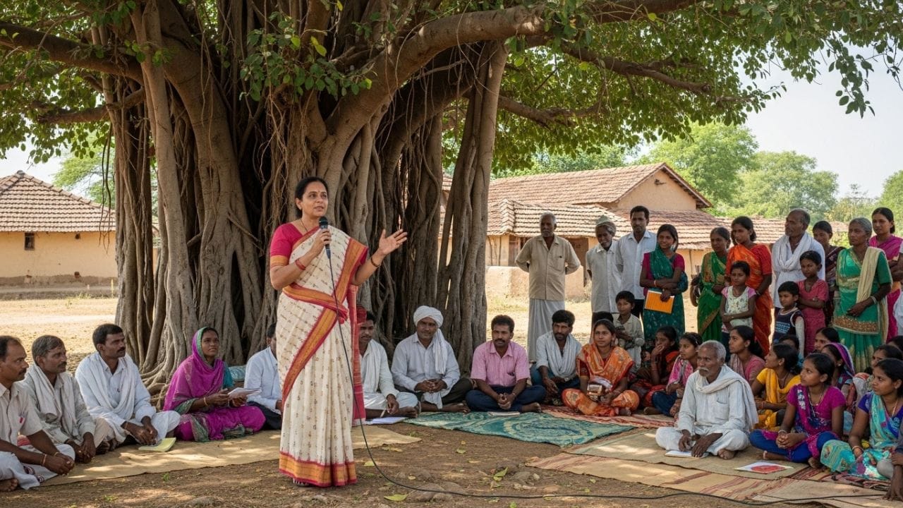 જો મહિલા સરપંચના સ્થાને તેનો પતિ વહીવટ ચલાવે છે, તો તે આ બંધારણીય ભાવનાને નુકસાન પહોંચાડે છે. ઘણા રાજ્યોમાં આવી પરિસ્થિતિ સામે કાર્યવાહી કરવા માટે નિયમો પણ બનાવવામાં આવ્યા છે.
