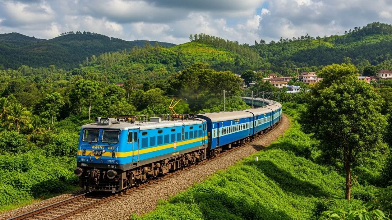 ભારતીય રેલવે દરરોજ લાખો લોકોને એક સ્થાનથી બીજા સ્થળે પહોંચાડે છે. ઉનાળો, વરસાદ કે શિયાળો કોઈ પણ મોસમ હોય, ટ્રેનો સતત ચાલતી રહે છે. પરંતુ વરસાદ અથવા વધારે ભેજના સમયે રેલ્વેના પાટા ભીના થઈ જાય છે અને લપસણા બનવાની શક્યતા રહે છે. ( Credits: AI Generated )