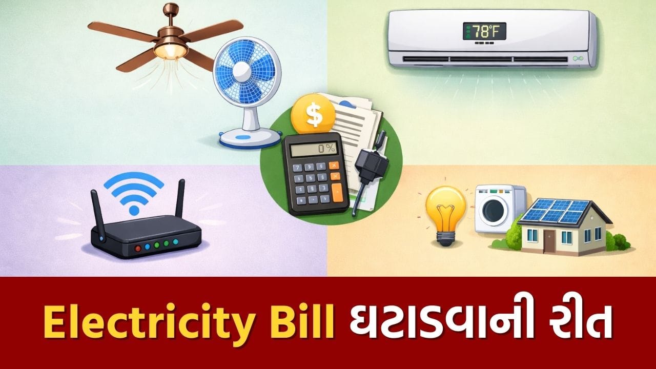 ઉનાળાની શરૂઆત સાથે ઘરમાં એસી, પંખા અને રેફ્રિજરેટર જેવા વીજળીનો વધુ ઉપયોગ કરતા ઉપકરણોનો વપરાશ વધે છે. તેના કારણે ઘણીવાર વીજળીનું બિલ પણ અપેક્ષા કરતાં વધારે આવી જાય છે. ઘણા લોકો માને છે કે વીજળીનું બિલ ઘટાડવું મુશ્કેલ છે, પરંતુ થોડા સરળ પગલાં અપનાવીને તમે વીજળીના વપરાશને નિયંત્રિત કરી શકો છો અને બિલમાં ઘટાડો કરી શકો છો.