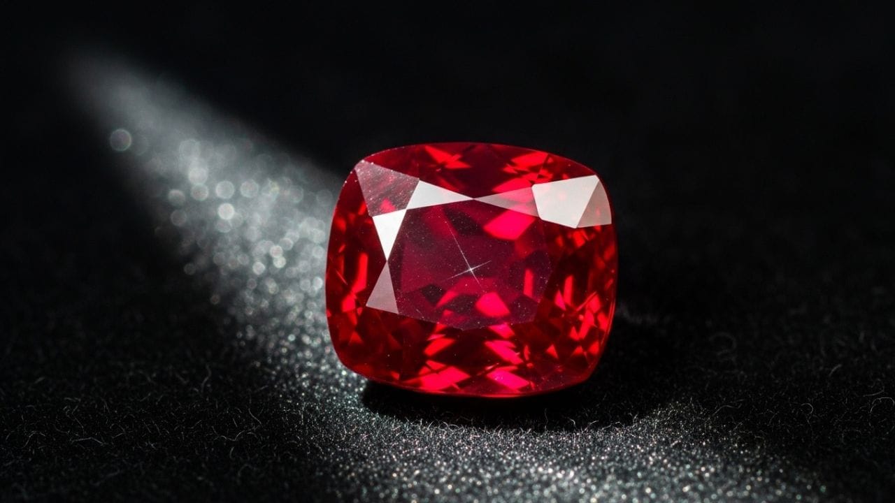 માણેક તેના ઘેરા લાલ રંગ અને તેજસ્વી ચમક માટે જાણીતી છે. પ્રાચીન સમયમાં રાજાઓ અને યોદ્ધાઓ તેને શક્તિ અને માન-સન્માનનું પ્રતિક માનતા હતા. જ્યોતિષ મુજબ આ રત્ન સૂર્ય ગ્રહ સાથે જોડાયેલું છે અને તેને પહેરવાથી સૂર્ય સંબંધિત દોષ ઓછા થવામાં મદદ મળે છે. સાથે જ વ્યક્તિની પ્રતિષ્ઠા, આત્મવિશ્વાસ અને સફળતામાં વધારો થાય છે. ( Credits: AI Generated )