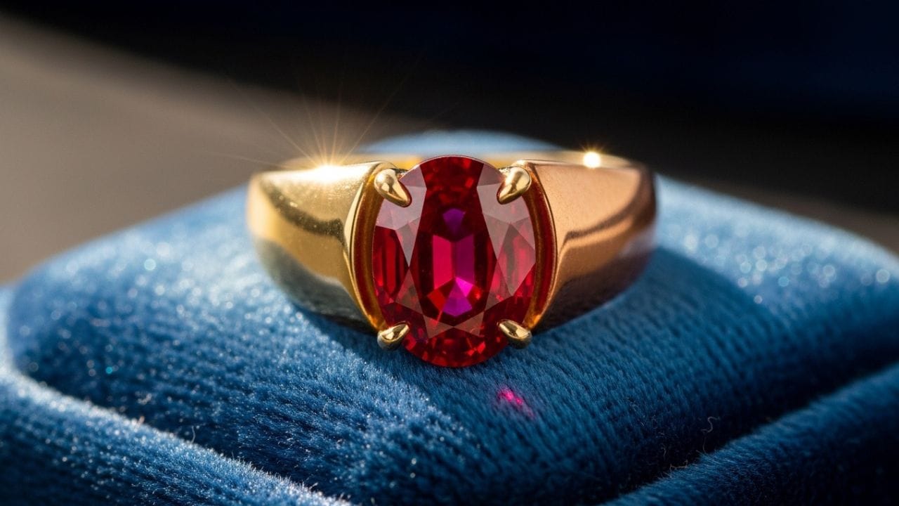 જ્યોતિષ અનુસાર જેમની કુંડળીમાં સૂર્ય ગ્રહ નબળો હોય અથવા સૂર્ય સાથે સંબંધિત દોષ હોય, તેઓ માટે માણેક રત્ન લાભદાયક માનવામાં આવે છે. ખાસ કરીને મેષ રાશિના લોકો માટે આ રત્ન વધુ શુભ ગણાય છે. ( Credits: AI Generated )