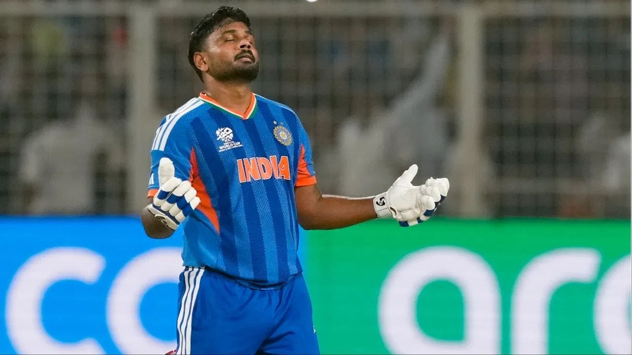 T20 WC Breaking : Sanju Samson sets an incredible world record in the T20 World Cup, first time anyone has achieved such a feat Sanju Samson (19)