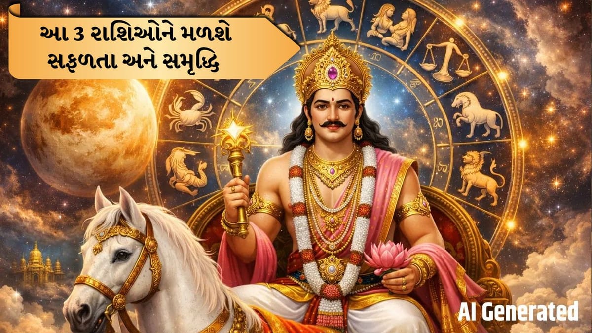Shukra Gochar 2026: ધન અને સમૃદ્ધિનો દાતા શુક્ર ગ્રહ બદલશે પોતાની ચાલ, આ 3 રાશિઓનું ચમકશે ભાગ્ય !