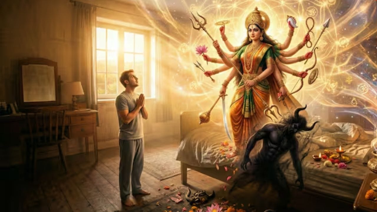 હનુમાન ચાલીસા પછી, આપણે દુર્ગા સપ્તશતીના પાઠ તરફ આગળ વધીએ. શાસ્ત્રોમાં કાળા જાદુને એક શક્તિશાળી હુમલો અને તેનો સામનો કરવો મુશ્કેલ ગણાવવામાં આવ્યો છે. જો કે, તમે મહિષાસુર અને અન્ય રાક્ષસો પર વિજય મેળવનારા દેવી દુર્ગા જેવા તમારા દુશ્મનોને હરાવી શકો છો. આ ગ્રંથો આપણા રક્ષણ માટે છે અને આપણે આ પવિત્ર ગ્રંથોનો પાઠ કરવો જોઈએ.