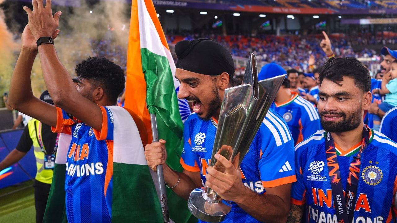 ભારતે અત્યારસુધી 3 વખત (2007,2024 અને 2026) ટી20 વર્લ્ડકપનો ખિતાબ જીત્યો છે. 2024માં રોહિત શર્માની કેપ્ટનશીપમાં ટીમ ઈન્ડિયાએ ટી20 વર્લ્ડકપની ટ્રોફી પોતાને નામ કરી હતી. રોહિત શર્મા 2007 ટી20 વર્લ્ડકપ જીતનારી ટીમનો ભાગ હતા.