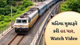 ટ્રેનમાં અજીબ વર્તનનો Video Viral, મહિલા મુસાફરે કરી હદ પાર