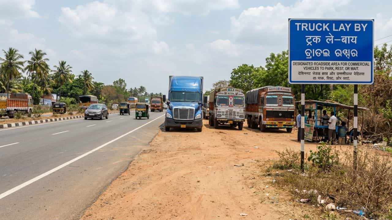 હાઈવે પર દેખાતા લીલા રંગના Truck Lay-By બોર્ડનો અર્થ જાણો છો? 99% લોકો નથી જાણતા સાચો જવાબ