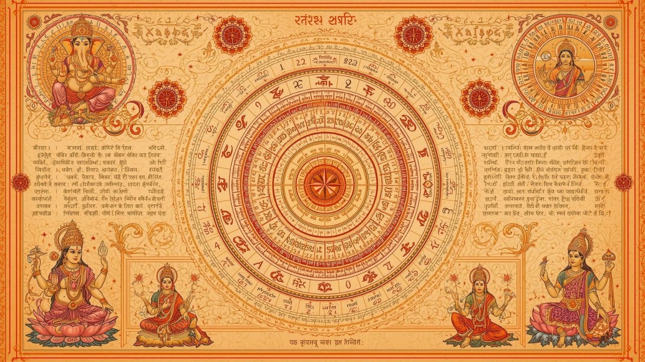 હિંદુ કેલેન્ડર (પંચાંગ): વિશ્વના મહત્વપૂર્ણ કેલેન્ડરમાં હિંદુ કેલેન્ડરનું વિશેષ સ્થાન છે, જેને પંચાંગ તરીકે ઓળખવામાં આવે છે. આ સિસ્ટમ સૂર્ય અને ચંદ્ર બંનેની ગતિ પર આધારિત છે. ભારત ઉપરાંત નેપાળમાં પણ તેનો વ્યાપક ઉપયોગ થાય છે. એક મહિનામાં કુલ 30 તિથિઓ હોય છે, જે શુક્લ પક્ષ અને કૃષ્ણ પક્ષમાં વહેંચાયેલી હોય છે. હિંદુ કેલેન્ડર માત્ર સમય ગણતરી માટે જ નહીં, પરંતુ ભારતીય સંસ્કૃતિ અને પરંપરાઓનું આધારસ્તંભ પણ માનવામાં આવે છે. (Image Credit Source: Social Media)
