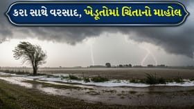 જામનગરમાં અચાનક વાતાવરણ પલટાયું, લાલપુરમાં કરા સાથે વરસાદ