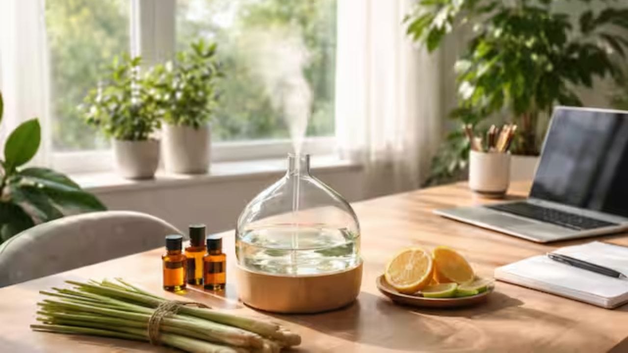 નીલગિરી તેલ શુદ્ધિકરણ અને નવીકરણ સાથે સંકળાયેલું છે. તેને મુખ્ય દરવાજા પાસે રાખવાથી ઘરમાંથી નકારાત્મક ઉર્જા દૂર કરવામાં મદદ મળે છે. તે શ્વસન રાહત પૂરી પાડવા અને તાજા ઘરની અંદરના વાતાવરણ બનાવવા માટે પણ મૂલ્યવાન છે.