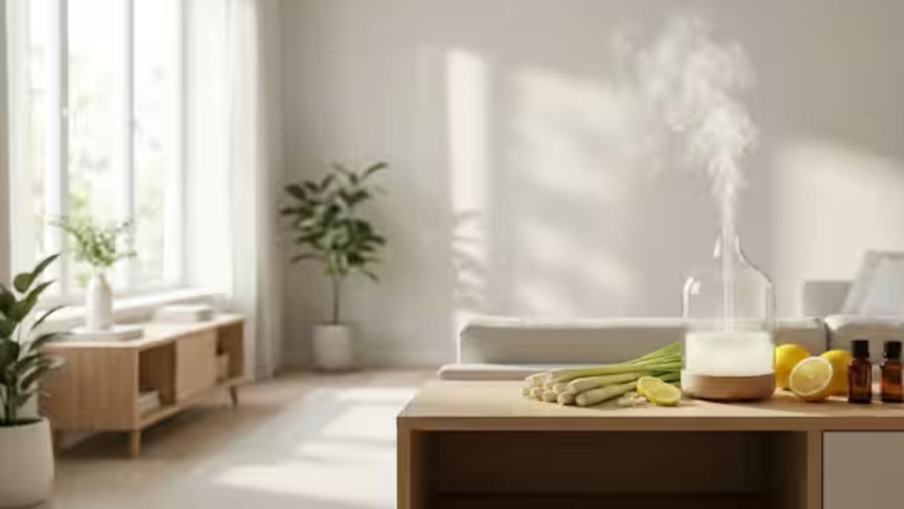 લેમનગ્રાસ તેલમાં તાજી અને સ્ફૂર્તિદાયક સુગંધ હોય છે. જેનો ઉપયોગ સકારાત્મક વાસ્તુ સૂચન તરીકે થવો જોઈએ. તેને ઉત્તર દિશામાં રાખવાથી કારકિર્દીના વિકાસ અને નવી તકોમાં મદદ મળી શકે છે. તે આળસને દૂર કરવામાં પણ મદદ કરે છે અને માનસિક સ્પષ્ટતાને પ્રોત્સાહન આપે છે.