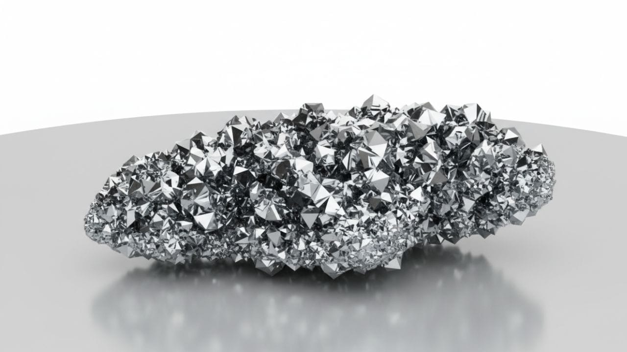 કેલિફોર્નિયમ દુનિયાની સૌથી મોંઘી ધાતુઓમાંનું એક છે. તે કિરણોત્સર્ગી અને ખૂબ જ દુર્લભ તત્વ છે, એટલે તેની કિંમત ખુબ વધારે છે. ખાસ કરીને કેલિફોર્નિયમ-252 બનાવવાનો ખર્ચ પ્રતિ ગ્રામ અંદાજે 27 મિલિયન ડોલર જેટલો થાય છે, તેથી તે અત્યંત કિંમતી ગણાય છે. ( Credits: AI Generated )