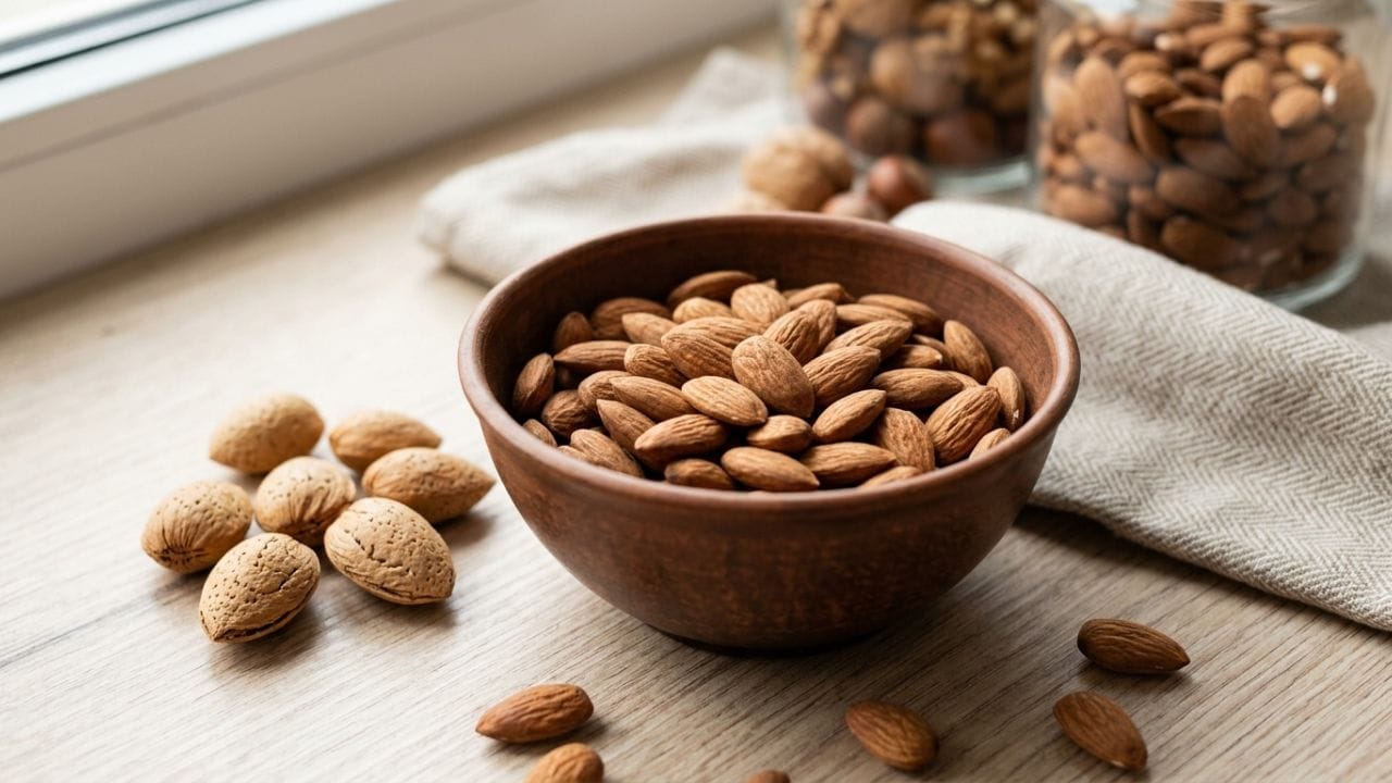 બદામમાં વિટામિન-E નું પ્રમાણ વધુ હોય છે, જે સ્વાસ્થ્ય માટે સારું છે પણ તેનું વધુ પડતું સેવન નુકસાનકારક હોઈ શકે છે. ખૂબ વધારે બદામ ખાવાથી શરીરમાં લોહી ગંઠાઈ જવાની પ્રક્રિયા પ્રભાવિત થઈ શકે છે, જેનાથી રક્તસ્ત્રાવ (Bleeding) નું જોખમ વધી શકે છે.