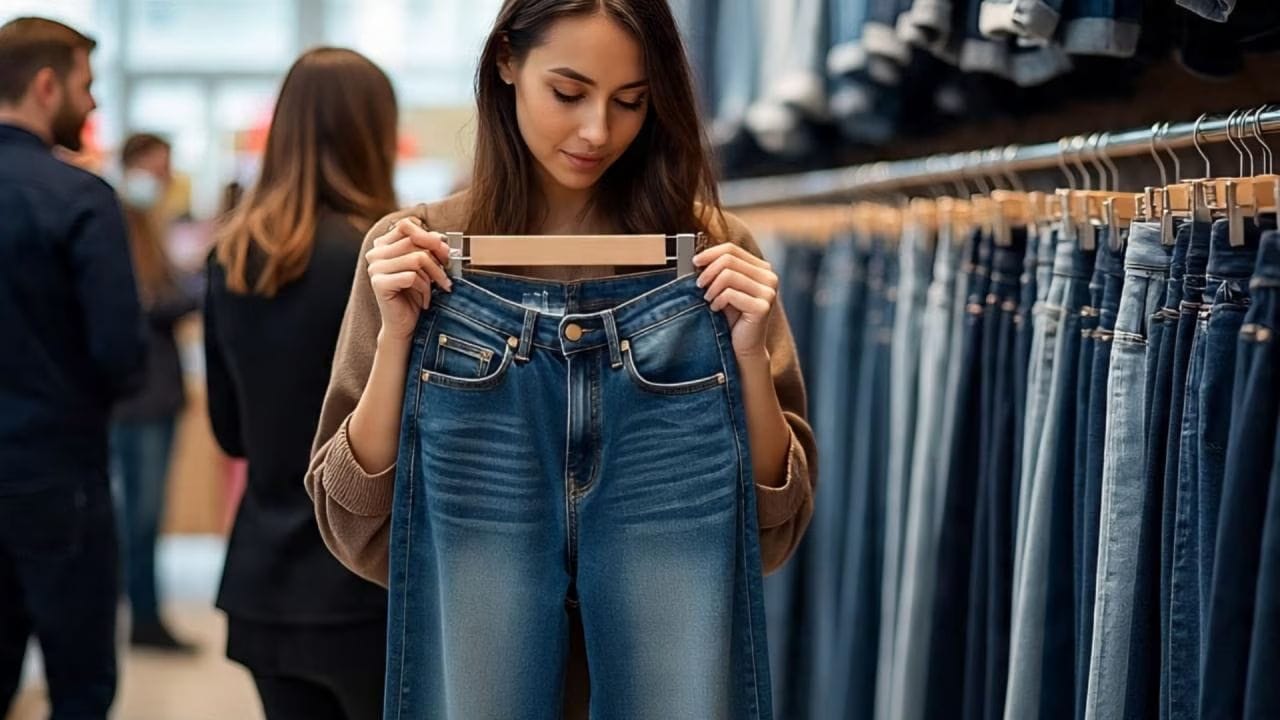 મુંબઈનું ઉલ્હાસનગર માર્કેટ સૌથી સસ્તા ભાવે શ્રેષ્ઠ ડેનિમ ઓફર કરવા માટે પણ પ્રખ્યાત છે, અહીં તમને ખૂબ જ સસ્તા ભાવે જીન્સ મળે છે. આ બજાર સવારે 10:00 થી રાત્રે 11:00 વાગ્યા સુધી ખુલ્લું રહે છે. (ફોટો: AI)