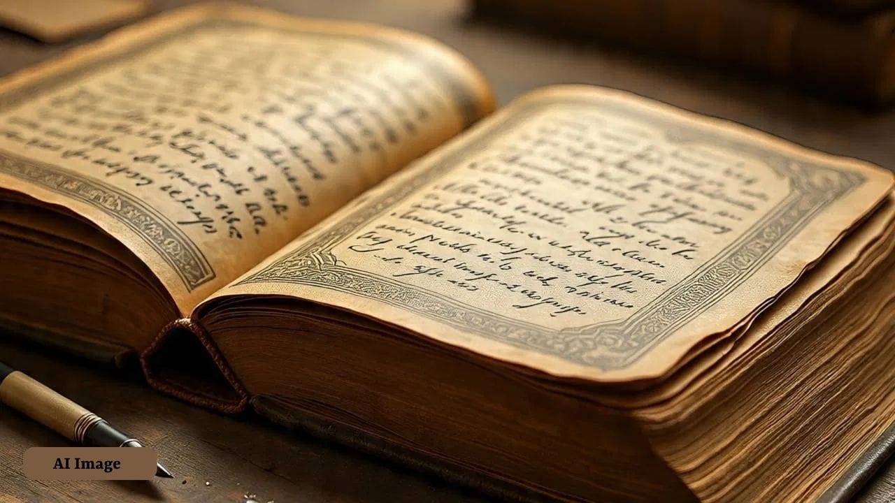 તેઓ એમ પણ કહે છે કે તેને વાંચવાથી વ્યક્તિ પાગલ થઈ જશે. કેટલાક દાવો કરે છે કે પુસ્તક પ્રકૃતિમાં પ્રાણીઓ અને પક્ષીઓ સાથે વાતચીત કરવાની તકનીકોનું વર્ણન કરે છે. (ફોટો સૌજન્ય: મેટા એઆઈ)